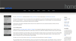 Desktop Screenshot of eminimethods.com